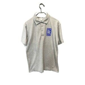 Rolls‑Royce Polo Shirt Men’s Medium Gray NWOT